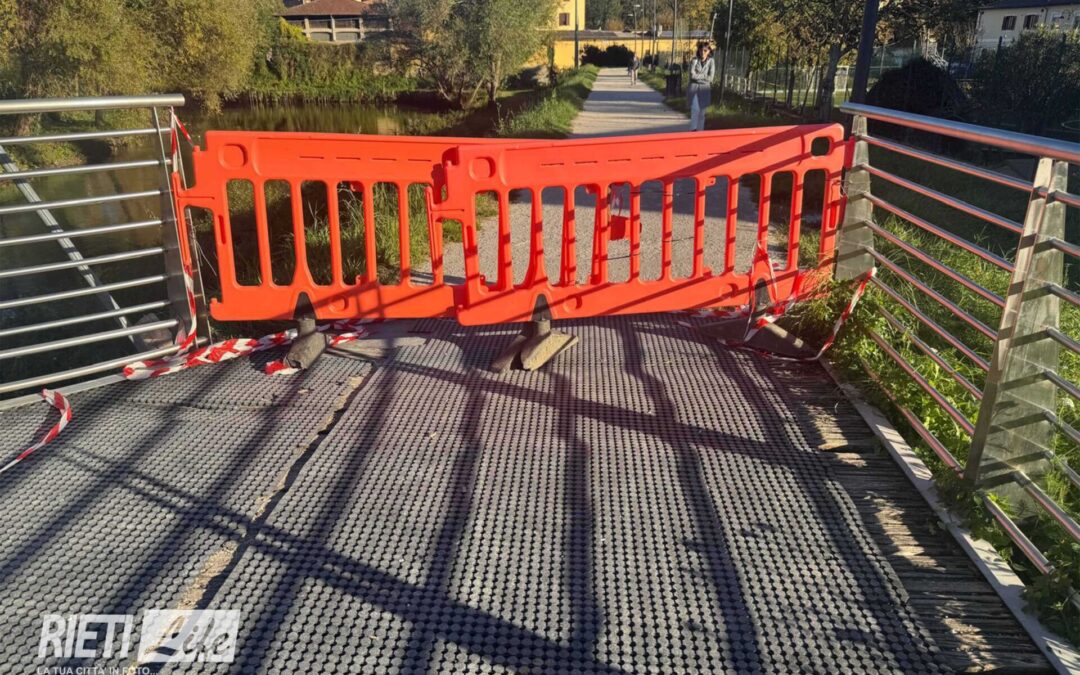 Transennato Ponte San Francesco, “Condizioni già precarie” – LA SEGNALAZIONE