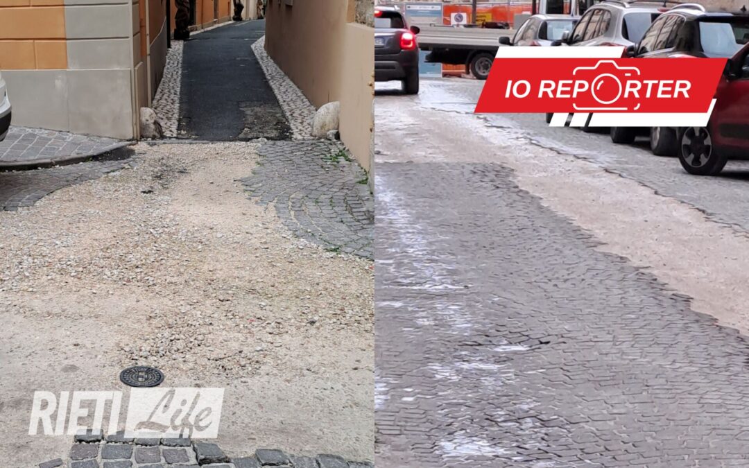 “Via Garibaldi tra buche, fango e degrado” – IO REPORTER