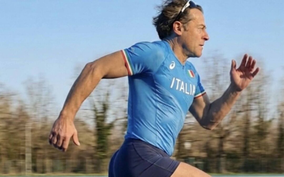 L’atleta reatino Stelvio Tavani in maglia azzurra agli Europei Master in Polonia