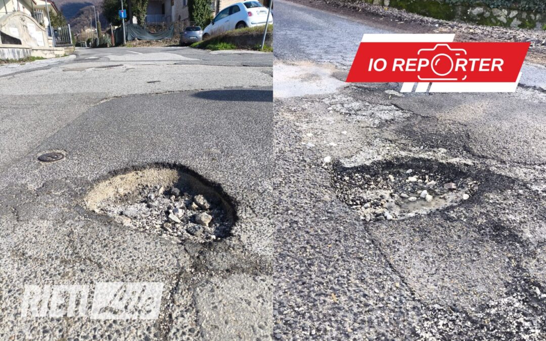 “Madonna del Passo, via Lugnano piena di buche”: la segnalazione