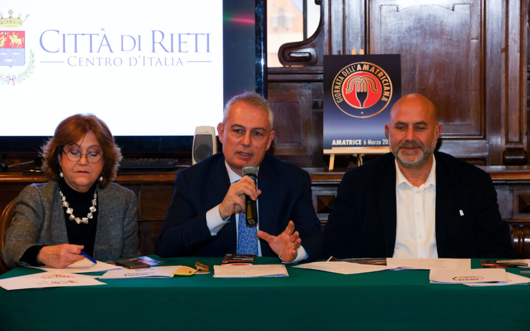 Tutto pronto per la prima giornata Internazionale dell’Amatriciana: dal 6 all’8 marzo