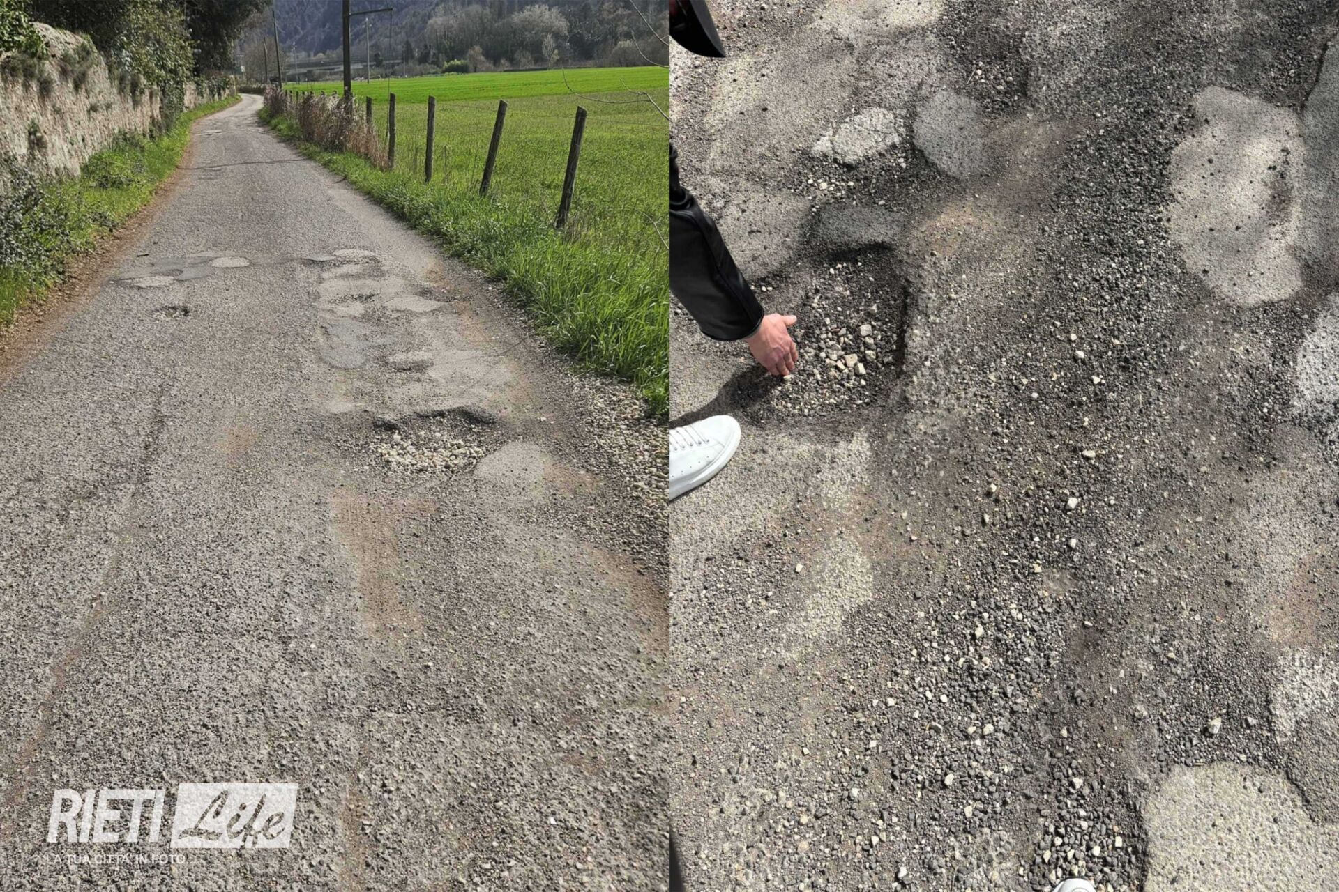 “Strada dissestata a via Valle Oracola” – LA SEGNALAZIONE